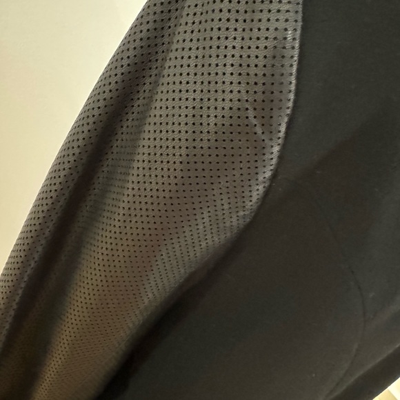 Robert Rodriquez black collarless blazer with leather sleeves - Picture 3 of 6